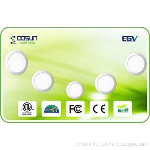 40000h 50HZ High Brightness LED Flat Panel Lights For Hotel